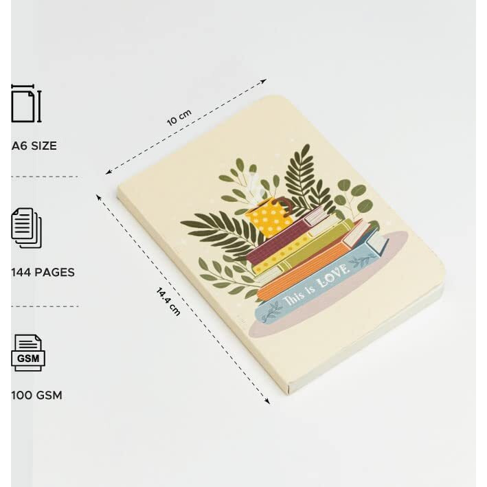 Factor Notes A6 Notebook Ruled | 90 Gsm | 160 Pages (This Is Love)