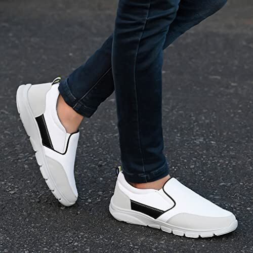 Centrino Men's Casual 6712 Off-White Sneakers_8 Uk (6712-4)