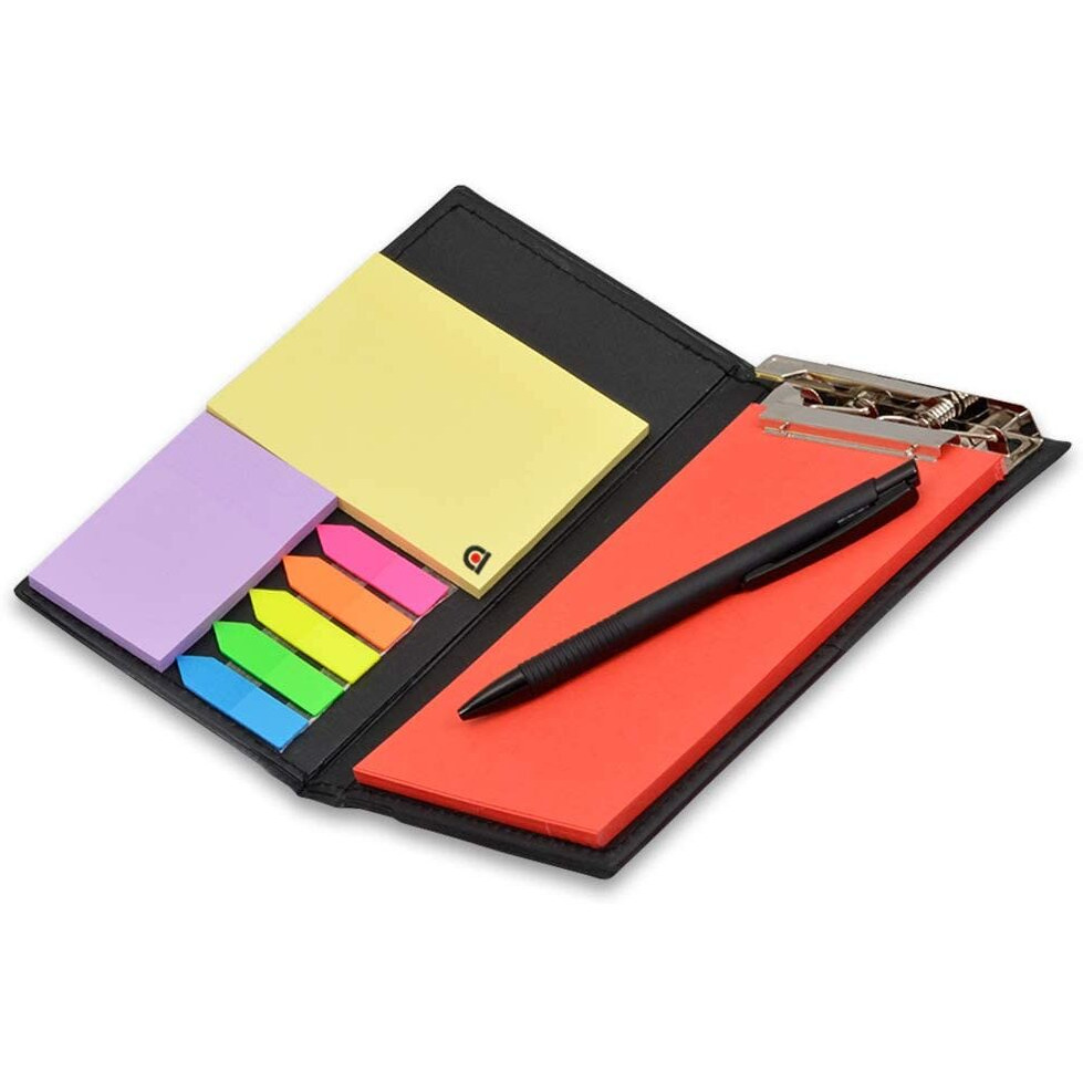 Coi Notepad Sticky Notes Bright Post Stickies Colorful Sticking Memo Pads Pack Of 2