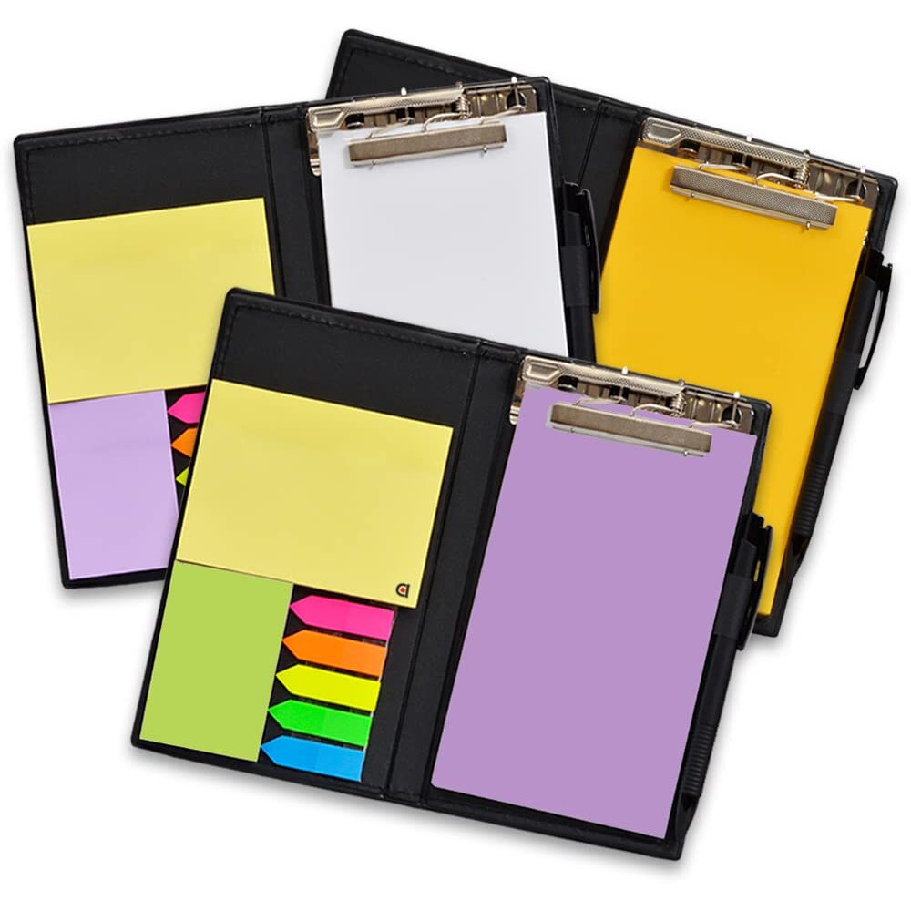 Coi Sticky Notes Bright Colors Self-Stick Pads, Easy To Post For Home, Office, Notebook, Pack Of 3