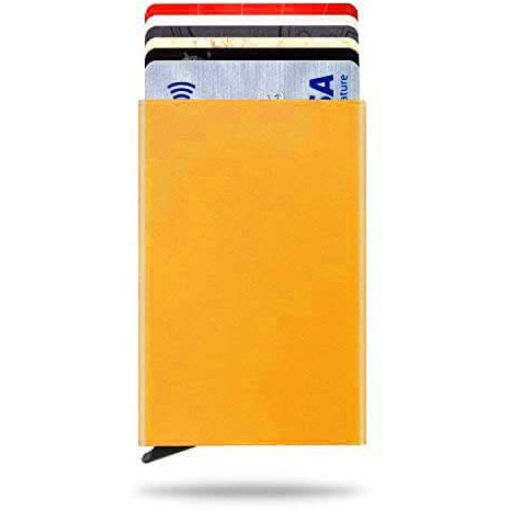 Stealodeal Metal Rfid Blocking Pop Up Credit Or Debit Card Holder Case For Men & Women