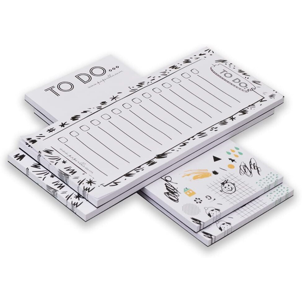Coi Daily To Do Notepads - Task Checklist Planner Organizer With Today's Goals, Notes Set Of 4