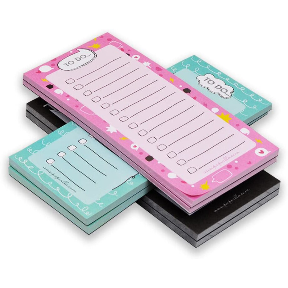 Coi Daily To Do List Notepad - Undated Daily Planner Notepad For Productivity - Coworker Gifts For Women, Academic, Work Checklist Note Pad Set Of 6