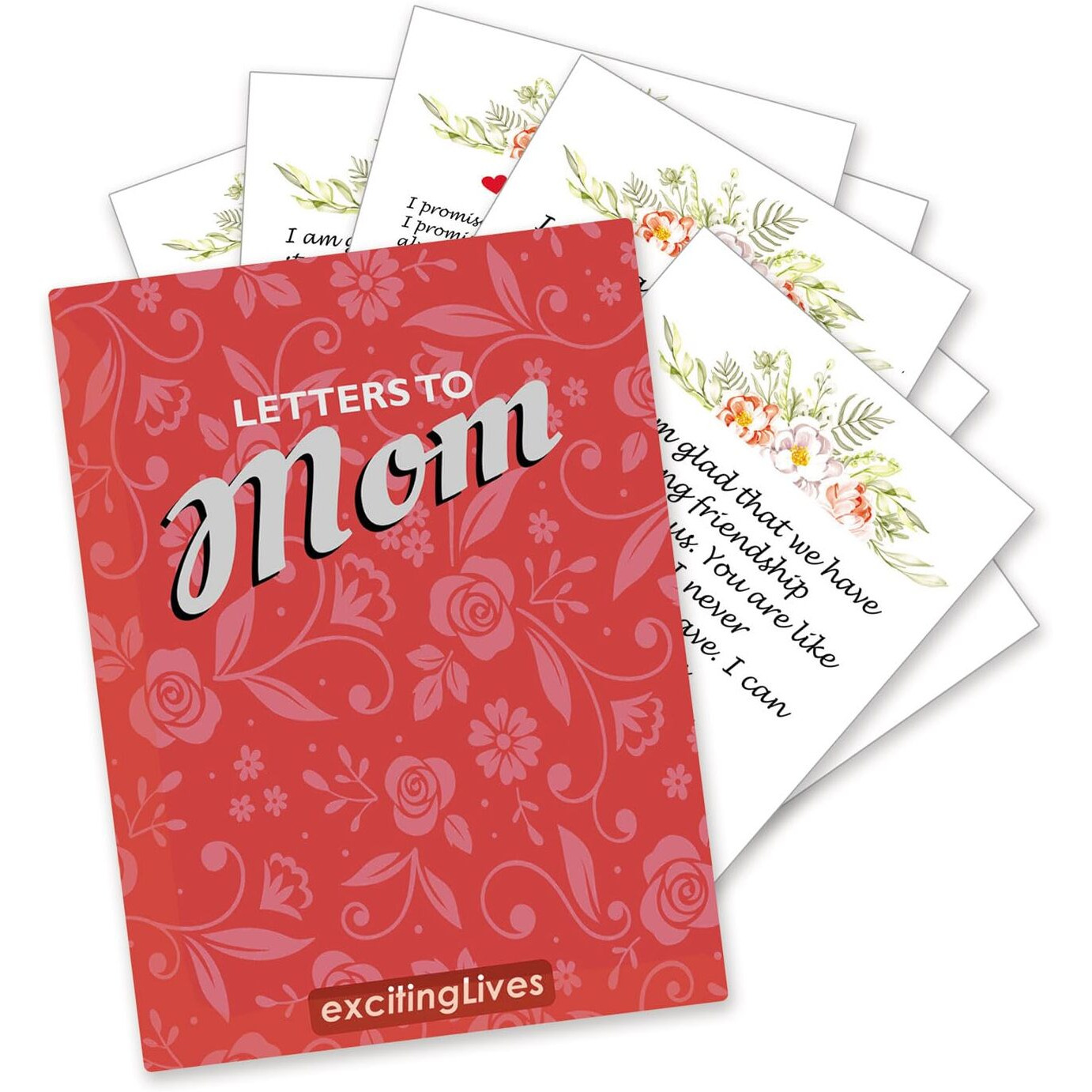 Exciting Lives - Letters To My Mom - Cute Surprise Messages For Mom To Gift On Birthday, Mother's Day - Set Of 9 - Gift For Mother, Mom, Relative