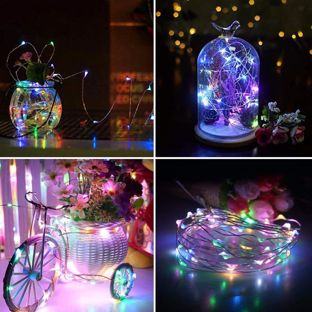 Lexton Multicolor Cork Light | 20 Led | Multicolor | Pack Of 1 | For Indoor & Outdoor Decorations