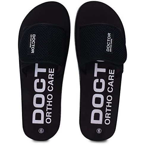 Doctor Extra Soft House Slipper For Women's Ortho Care |Orthopaedic | Diabetic | Comfortable | Mcr | Flip-Flop Ladies And GirlS Home Slides For Daily Use D-17 (Brown, Numeric_5)