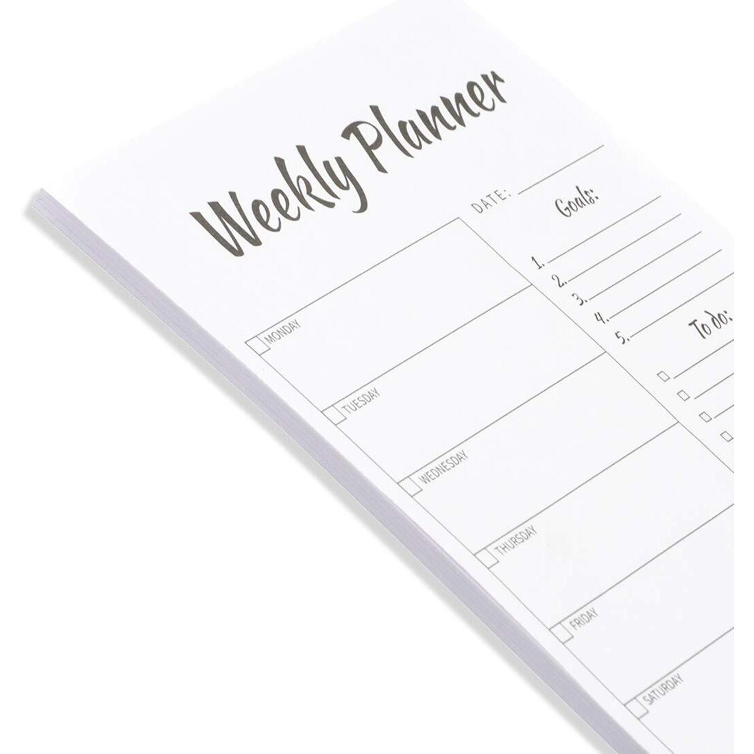 Coi Weekly Goal Planner To Do List Pad School Personal Notes Notepad 50 Easy Tear Off Sheets Each Set Of 2 Writing Pads.