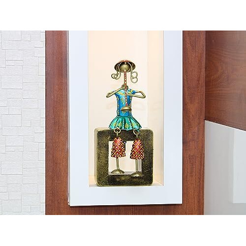 Jh Gallery Handmade Handpainted Iron Dolls Musicians - Showpiece & Wall Hanging Set, Decorative Items For Home, Wall Dcor, Home Dcor, Show Pieces For Home Decor(Multicolour)