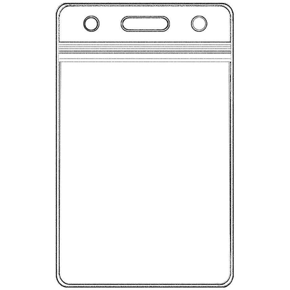 More Buy Vertical Clear Waterproof Id Card Holders With Sealable Zip Name Tag Badge (Pack Of 5)