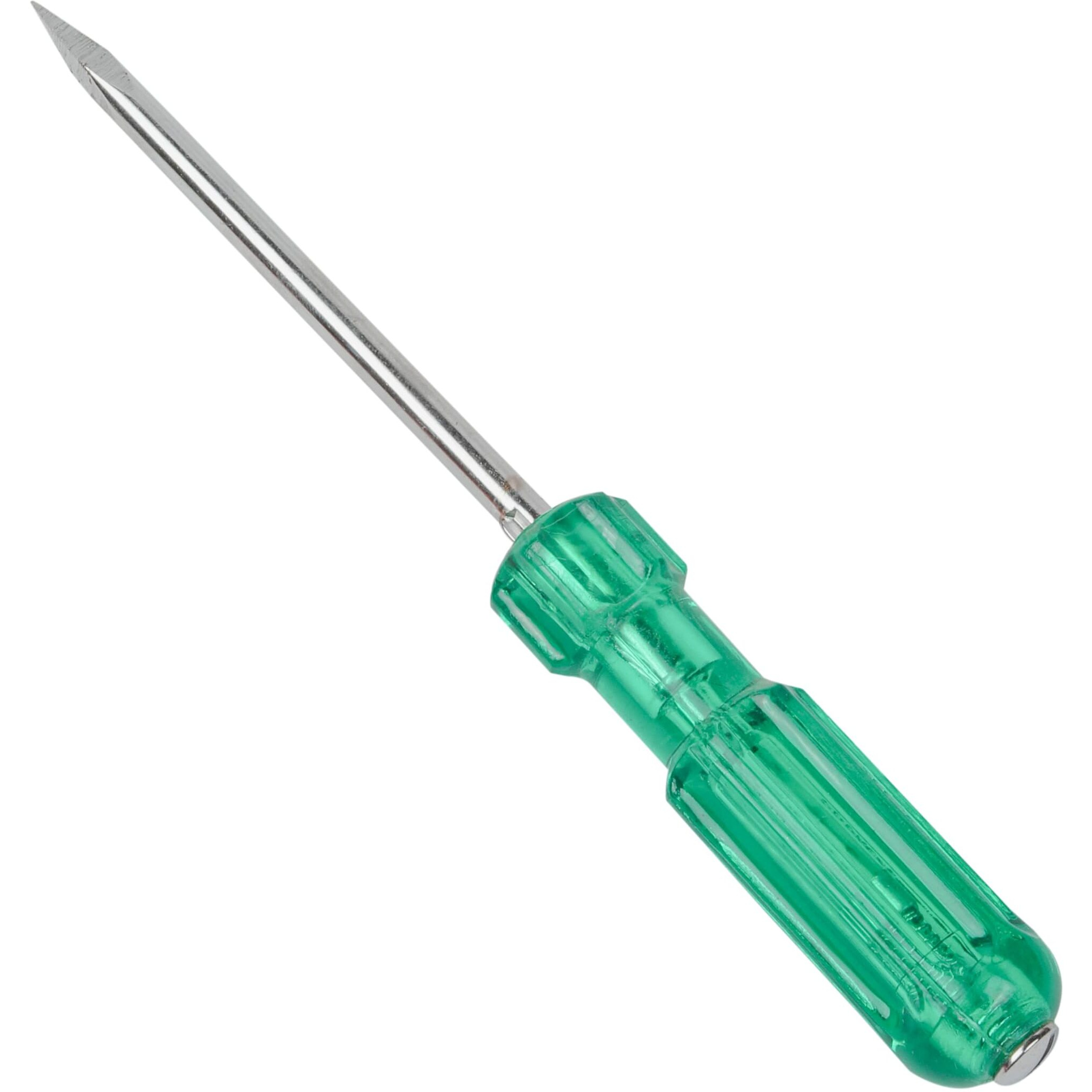 Spartan Bs-01 Eco 5-In-1 Pc Screw Driver Kit With 2 Flat Blades, 2 Phillips Head, 1 Round Poker Bar, Neon Bulb | Multi-Purpose Tool Set (Green)
