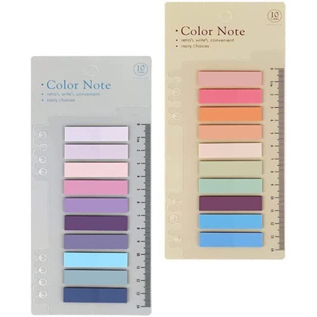 Index Tabs Sticky Flags 200 Pcs, Neon Sticky Notes Flags,Waterproof Writable Translucent Page Flags For Books,Bookmarks,Notebook,Removes (2)