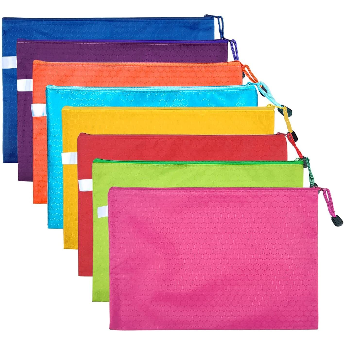 More Buy Transparent A4 Small Size Plastic Pouch Reinforced With Threads With Zipper Best For Organize Supplies For Docoments/Certificates/Marksheet/Medical Files (Pack Of 5)