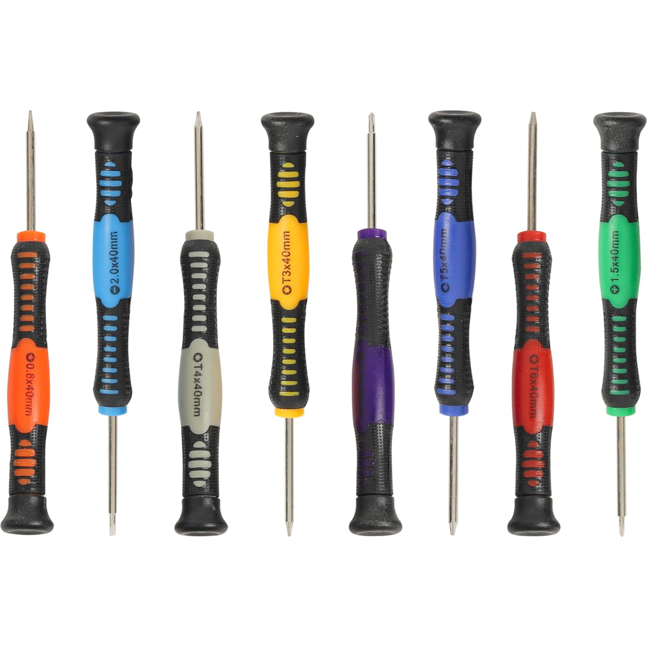 Spartan Screwdriver Set - 8Screwdrivers Includes Torx, Phillips 1.5 & 1.2, Flathead 2.0, Tri-Point 0.6 And 2Triangle Paddles, 2Mount Bars, 1Graver, 1Scraper, 2Tweezers (Spa-16Pcskit)