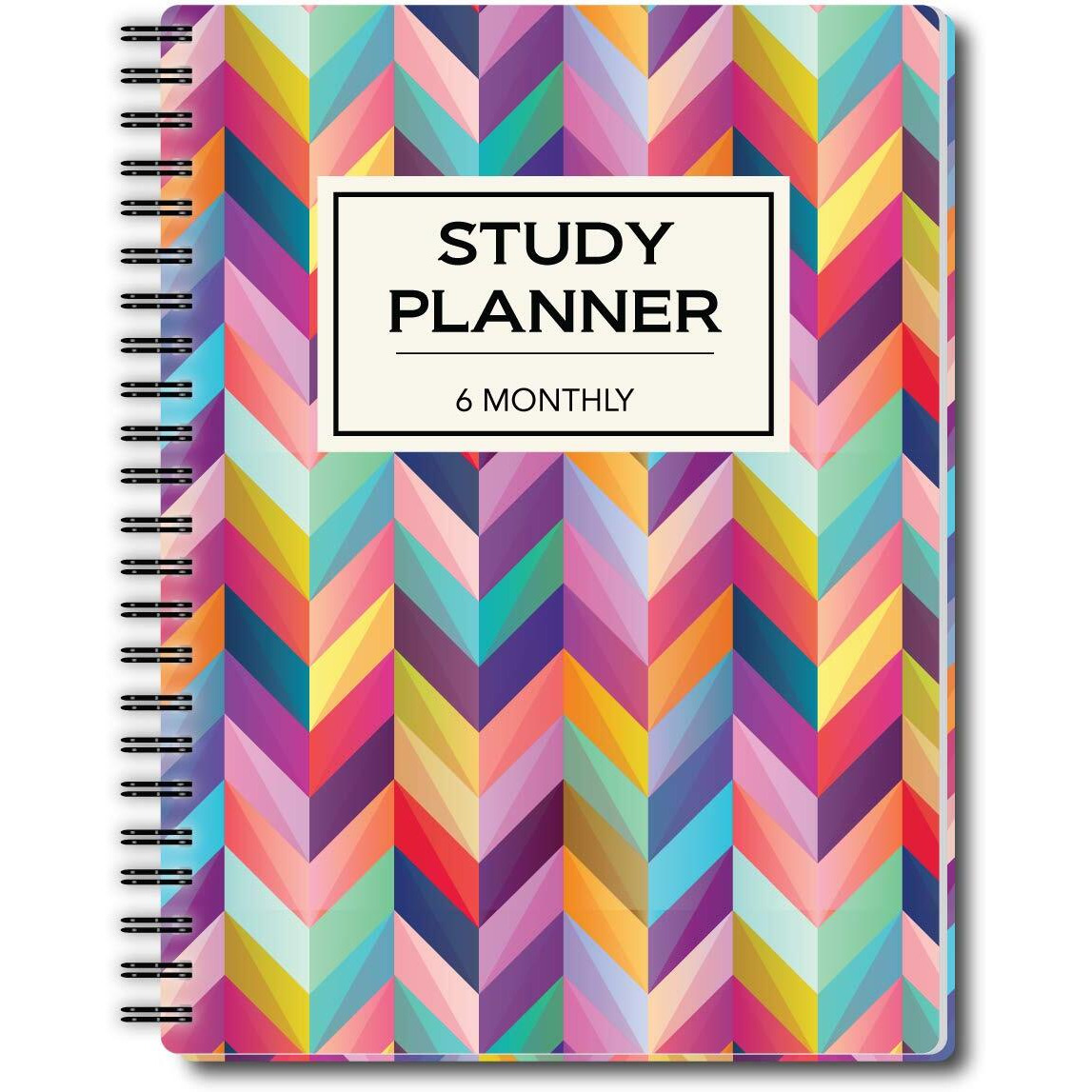 Nourish A5 Study Planner For 6 Months Undated Hardcover, A Must Have For Students
