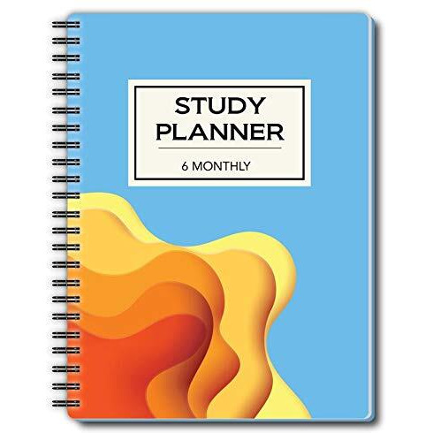 Nourish A5 Study Planner For 6 Months Undated Hardcover. A Must Have For Students