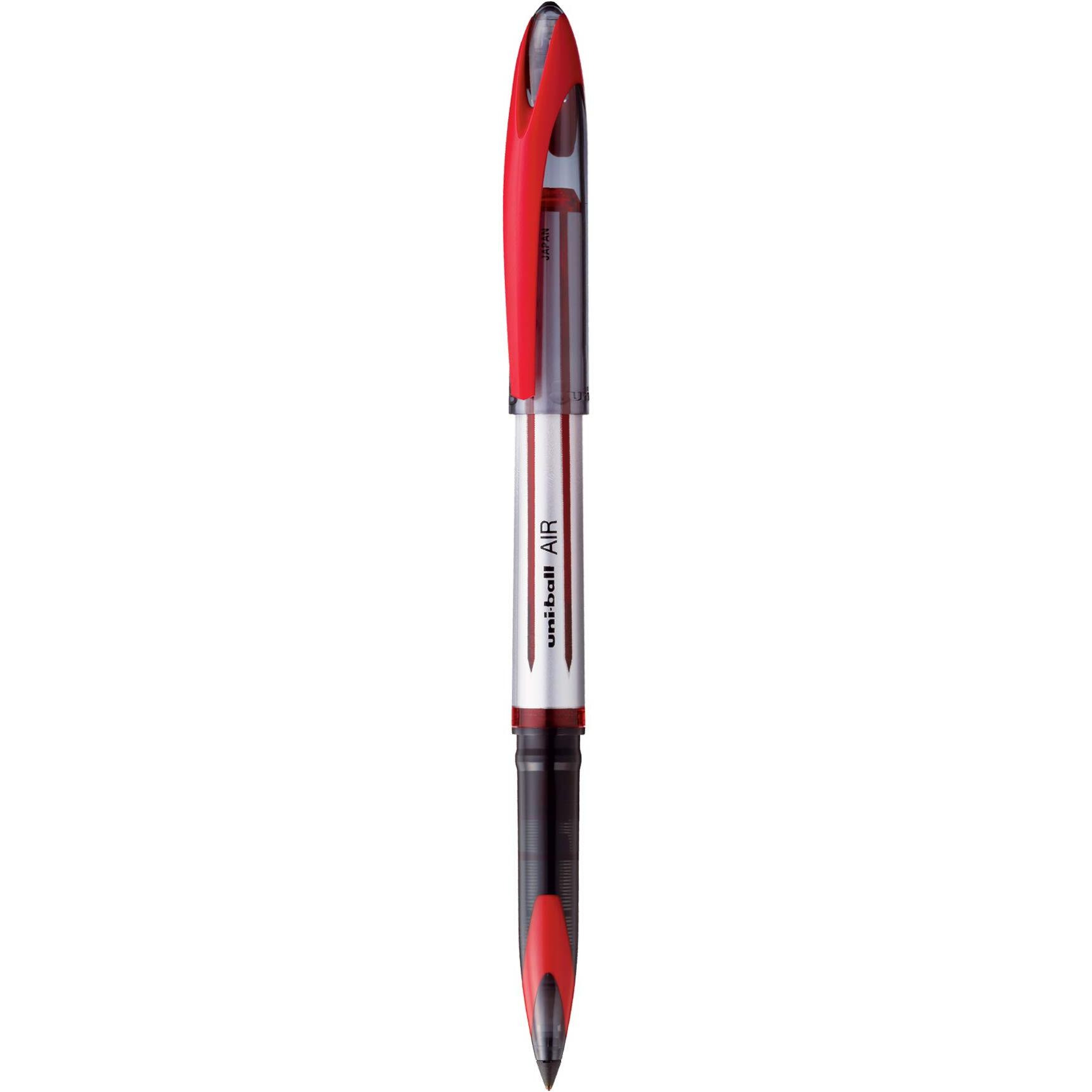 Uni-Ball Air Uba188L 0.7Mm Roller Ball Pen | Red Ink, Pack Of 6