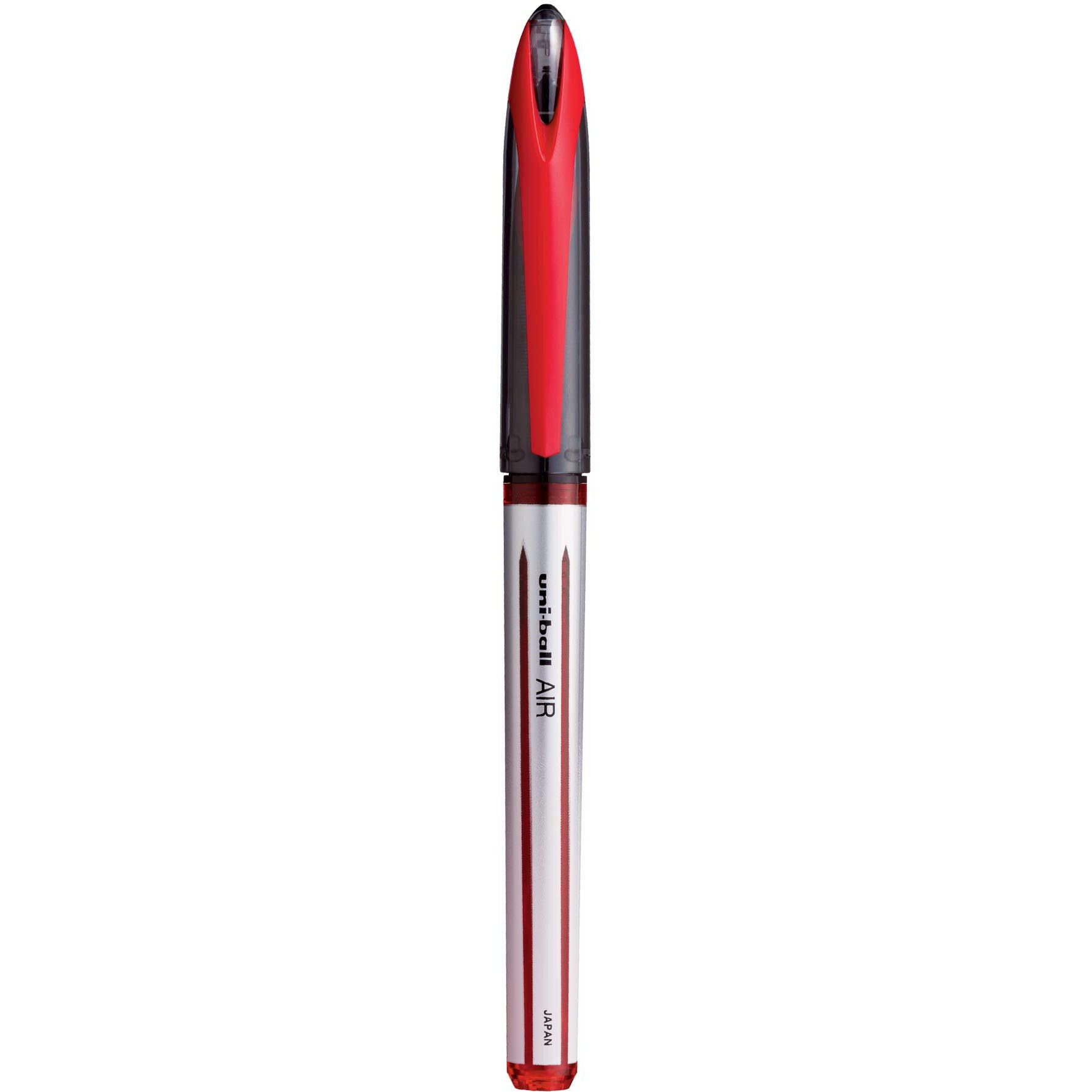 Uni-Ball Air Uba188L 0.7Mm Roller Ball Pen | Red Ink, Pack Of 6