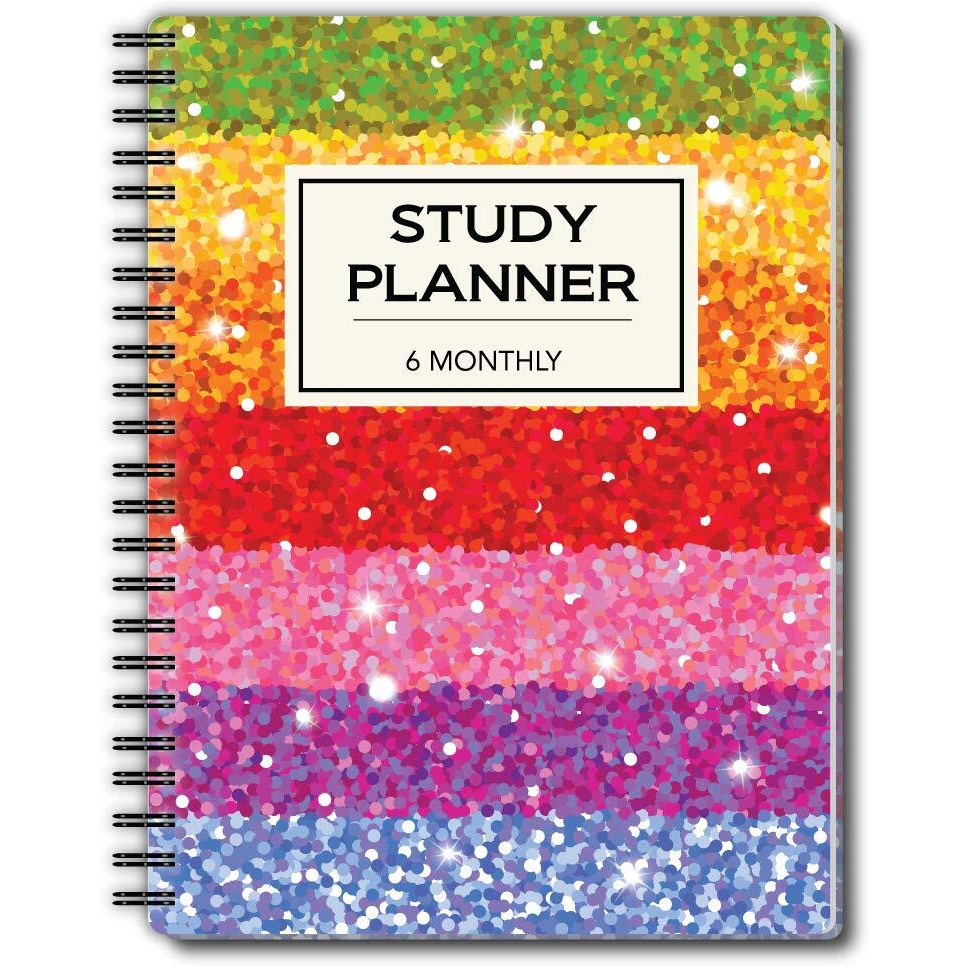 Nourish A5 Study Planner For 6 Months Undated Hardcover, A Must Have For All Students