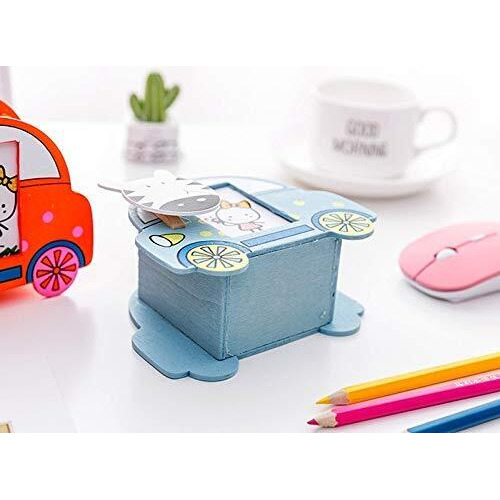 Gold Leaf Wooden Pen Stand With Photo Frame Birthday Return Gifts For Kids (Multicolor, Pack Of 6)