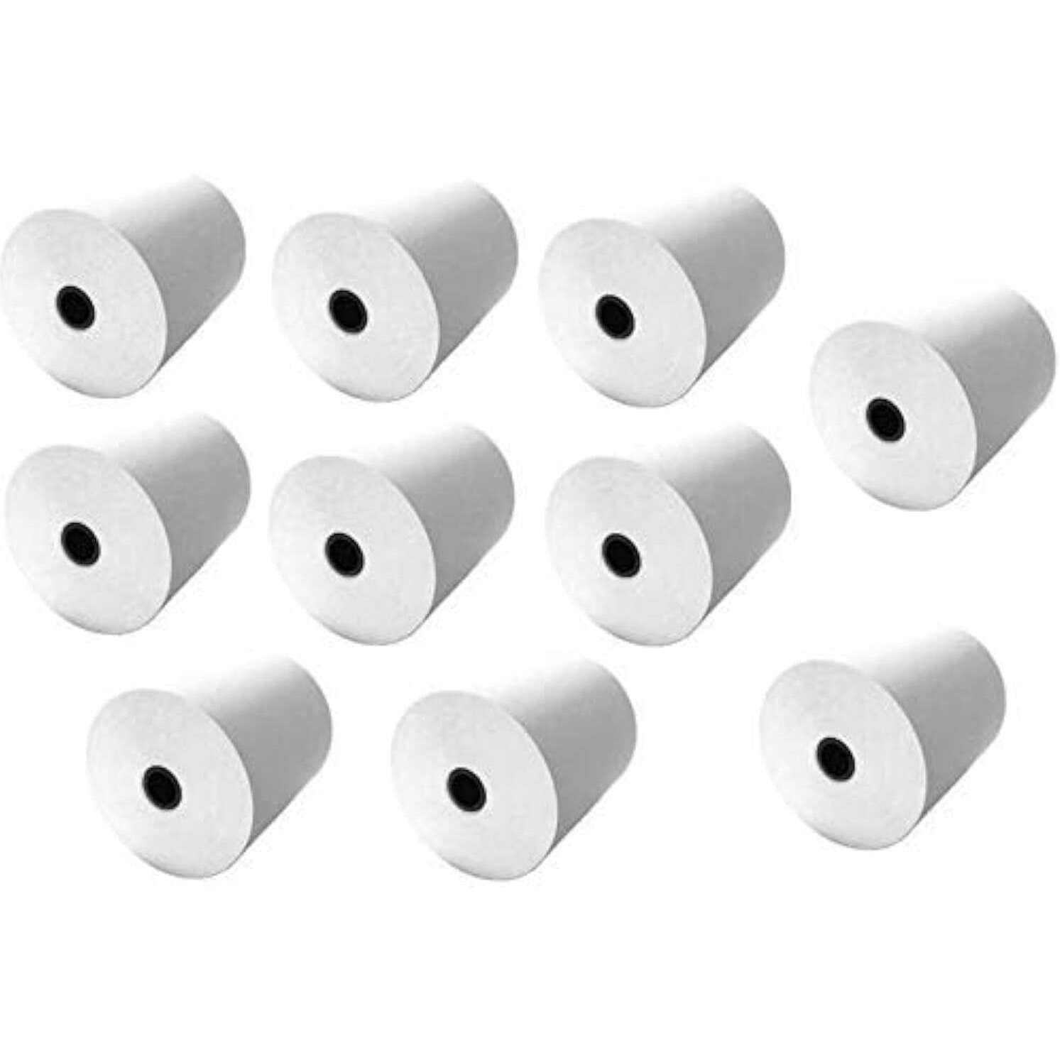 Dehmy 79Mmx50Mtr(3Inch) Thermal Paper Roll For Billing Machines, Swipe Machine Roll(Set Of 10 Rolls)