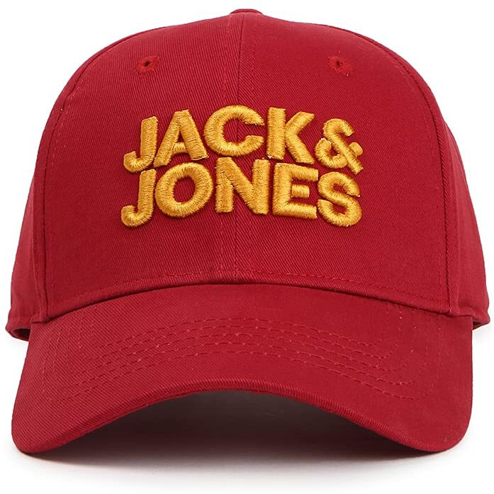 Jack & Jones Men Red Baseball Cap