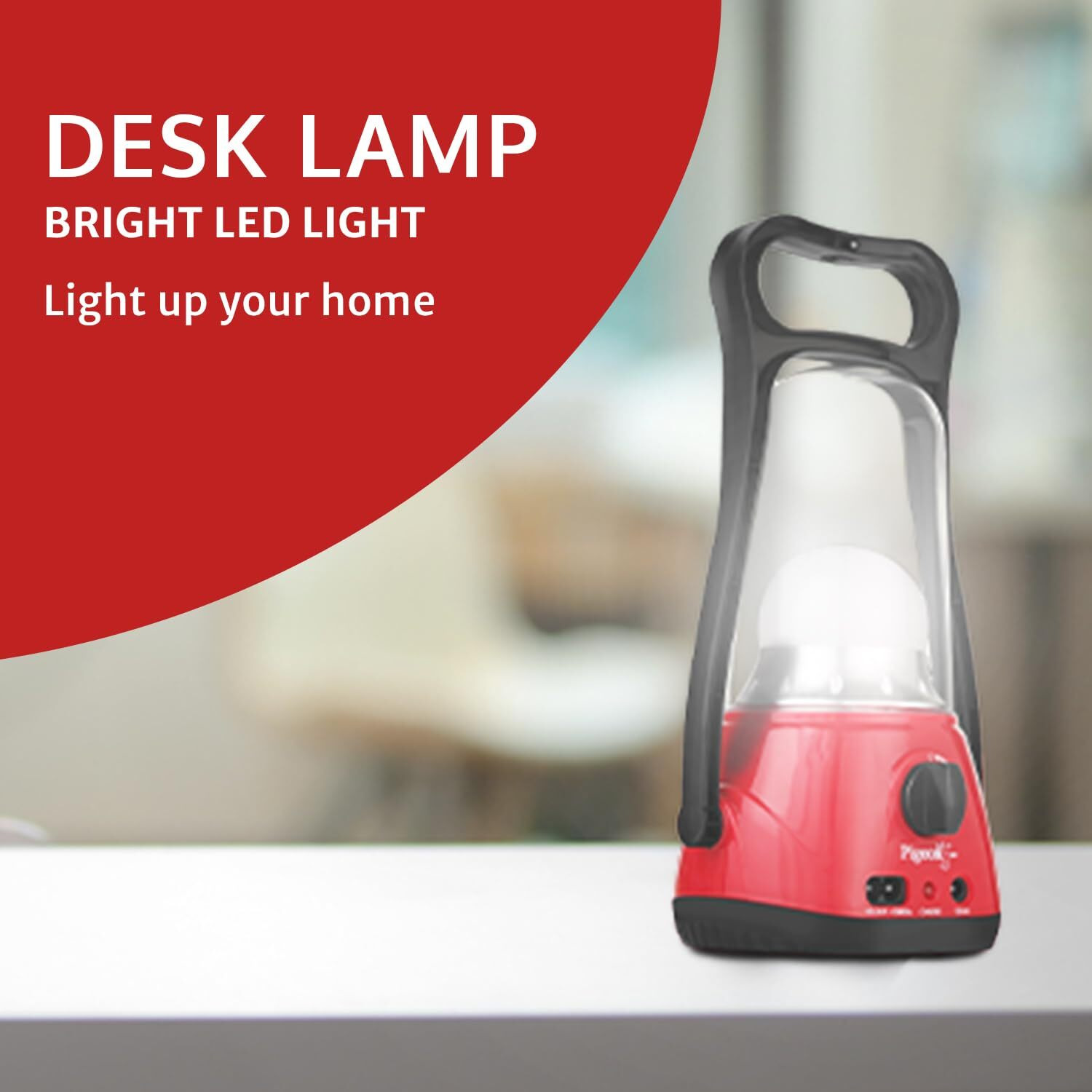 Pigeon By Stovekraft Lumino Led Emergency Rechargeable Lamp With 1600 Mah And 50 Hours Backup