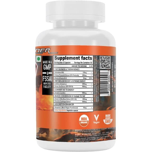 Nutrija-Thermo Peak - Fat Burner - 150 Capsules