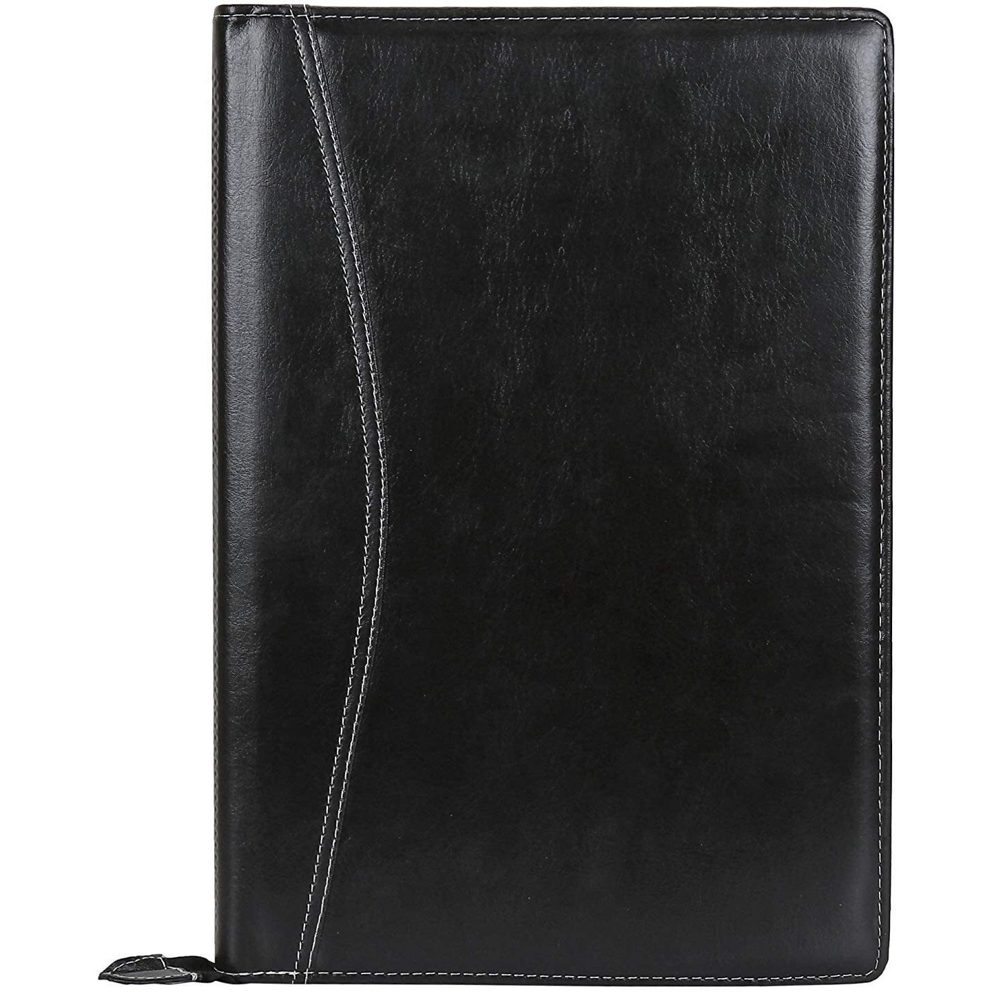 Amazinghind Leatherette Material Professional Pack Of 2 File Folders For Certificates, Documents Holder (B4, B4Black_20Leafs)