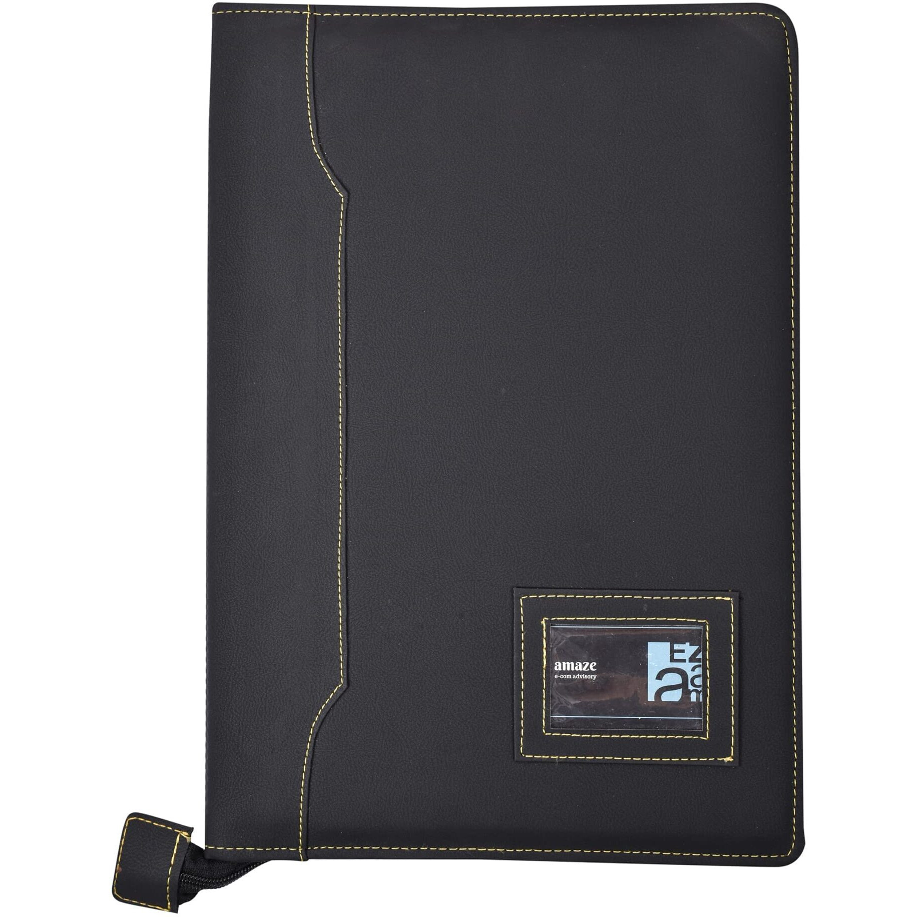Amazinghind Leatherette Pack Of 2 Files For Certificates, Documents Holder (B4, Black_20 Leafs)- Pack Of 2