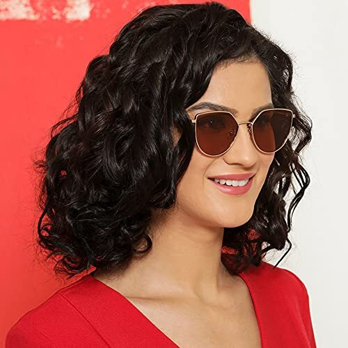 Vincent Chase Eyewear Women's Cateye Polarized Sunglasses Brown Frame Brown Lens (Large) - Pack Of 1