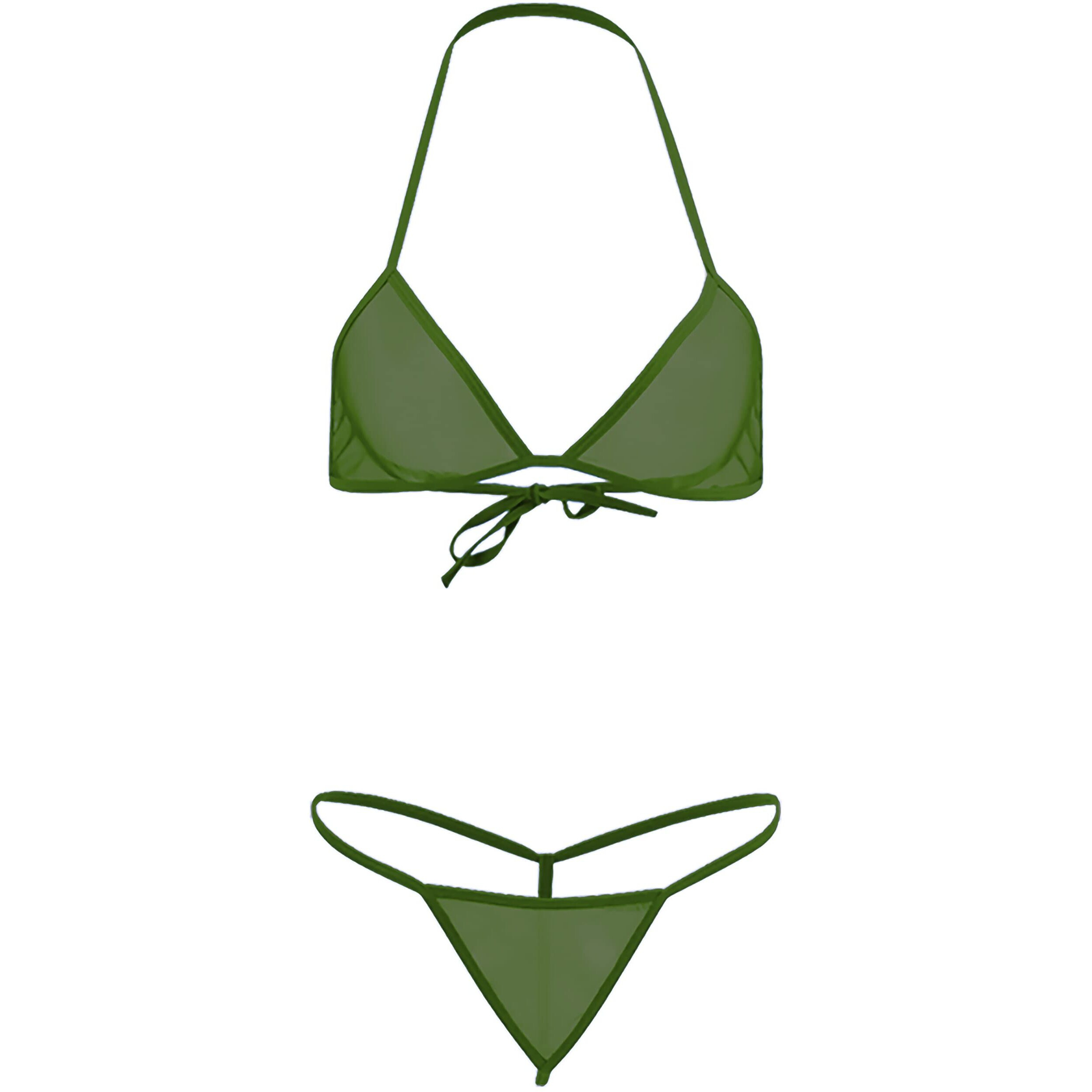 Xs And Os Women Sheer Net Bra Panty Lingerie Set (Juniper Green, Free Size)