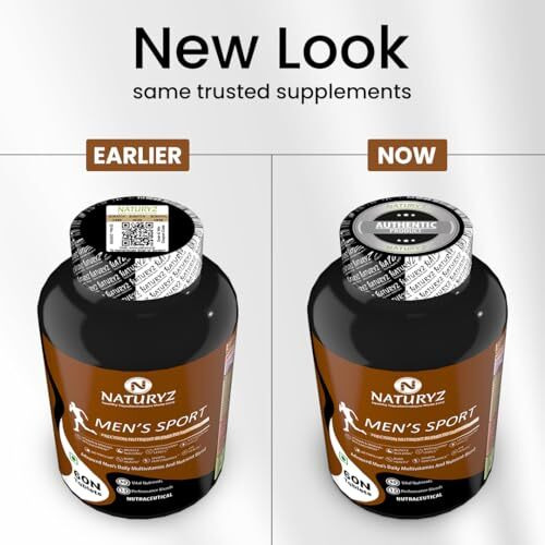 Naturyz Men's Sport Advanced Daily Immunity Supplement Specialized Multivitamin Tablet -Pack Of 60 Count