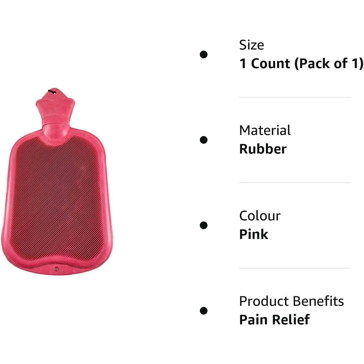 Duckback Original Hot Water Bag Red Non Electrical 2L - Ideal For Back Pain/Body Ache/Stomach Non-Electrical 2 L Hot Water Bag (Red)