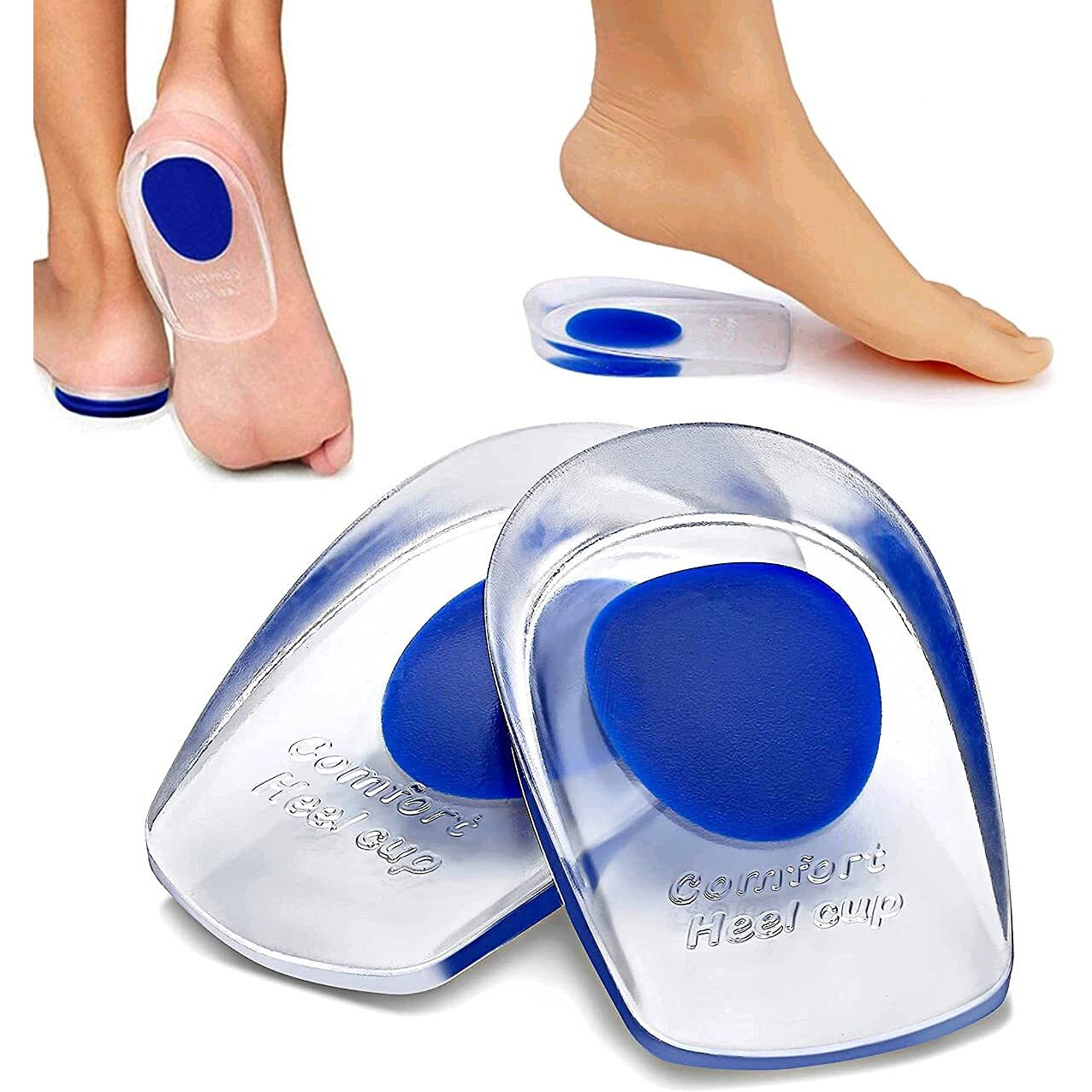 Nappwe Silicone Shoe Heel Pad Shoe Support Pad Height Increase Insole Shoes Insoles Heel Pad For Heel Pain Heel Cups Shoes Sole Shoe Bite Protector For Men And Women (Insole)