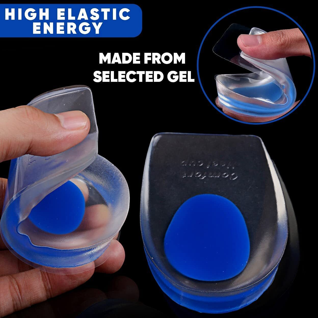 Nappwe Silicone Shoe Heel Pad Shoe Support Pad Height Increase Insole Shoes Insoles Heel Pad For Heel Pain Heel Cups Shoes Sole Shoe Bite Protector For Men And Women (Insole)