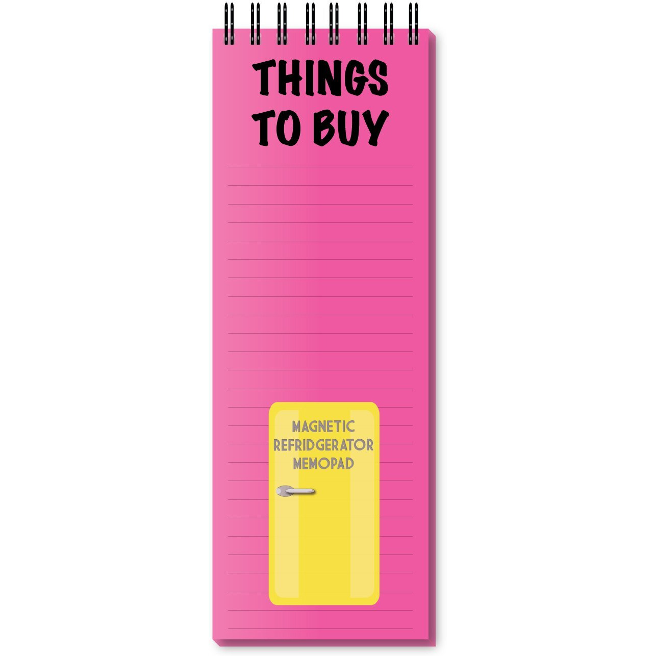 Things To Buy Pink Magnetic Refrigerator Memo Pad