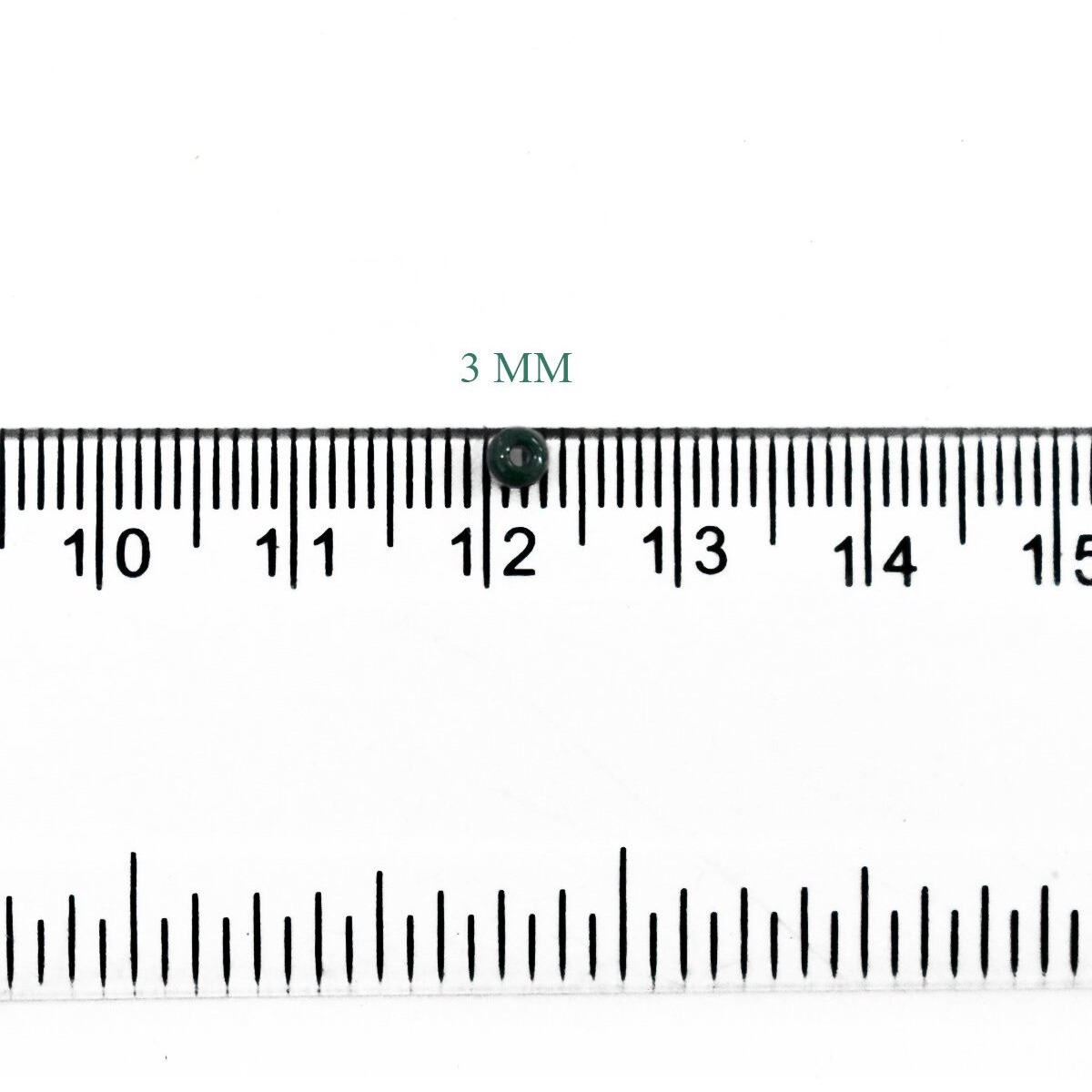 Embroiderymaterial 8/0 Teal Green Color Preciosa Seed Beads For Jewellery Making, Craft, Bracelet Making, Embroidery Work, Hair Accessories, Hair Band Making, Bag Making Etc. (100 Gram, 8/0, 3Mm)