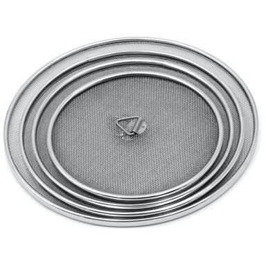 Royals Stainless Steel Heavy Gauge Ciba/Lids/Tope, Net Cover, Vessel Cover, Set Of 4 Pcs