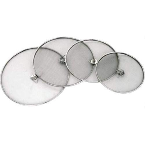 Royals Stainless Steel Heavy Gauge Ciba/Lids/Tope, Net Cover, Vessel Cover, Set Of 4 Pcs