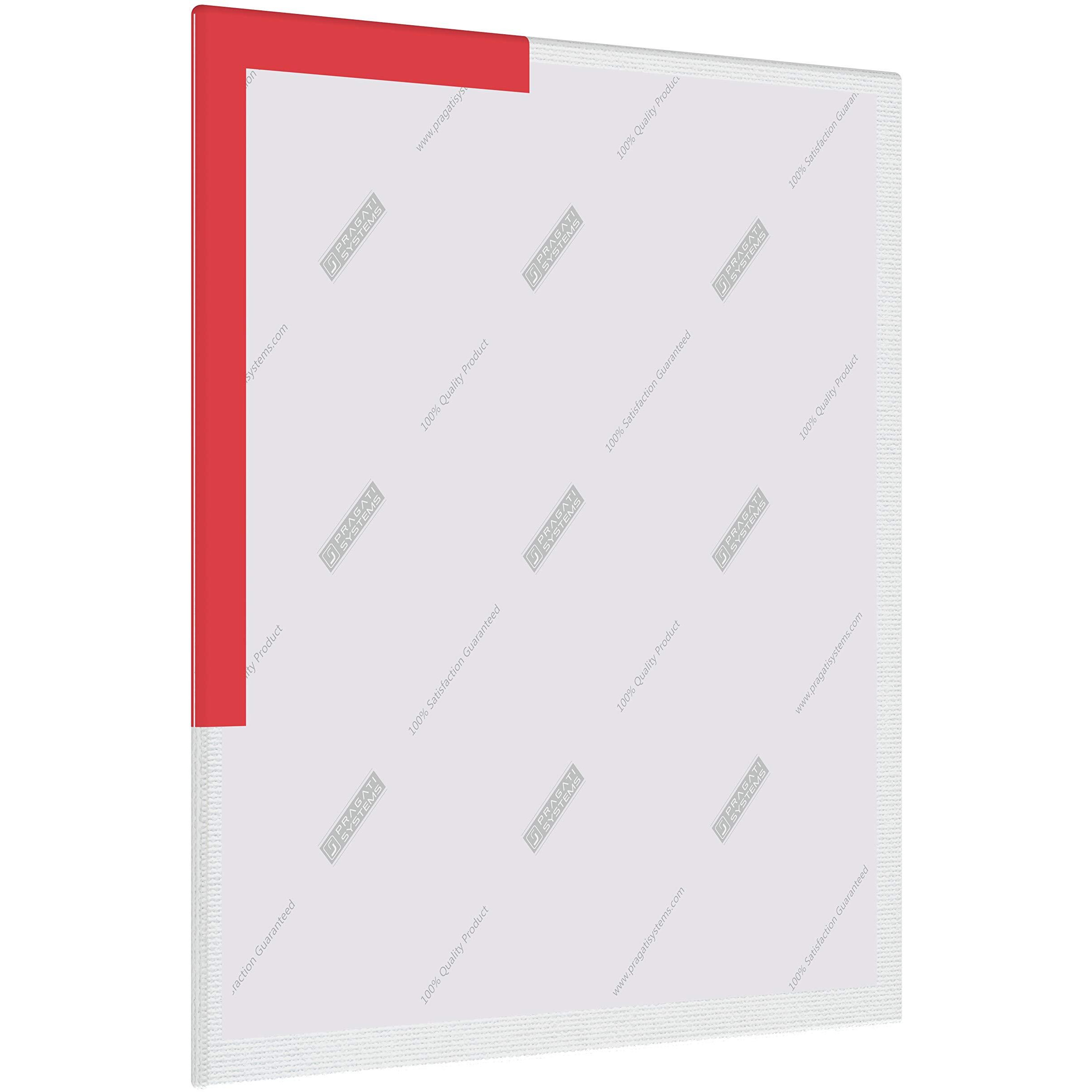 Pragati Systems Medium Grain 12X12 Inch 7 Oz. Primed Canvas Board For Painting Cp1212, White (Pack Of 2)