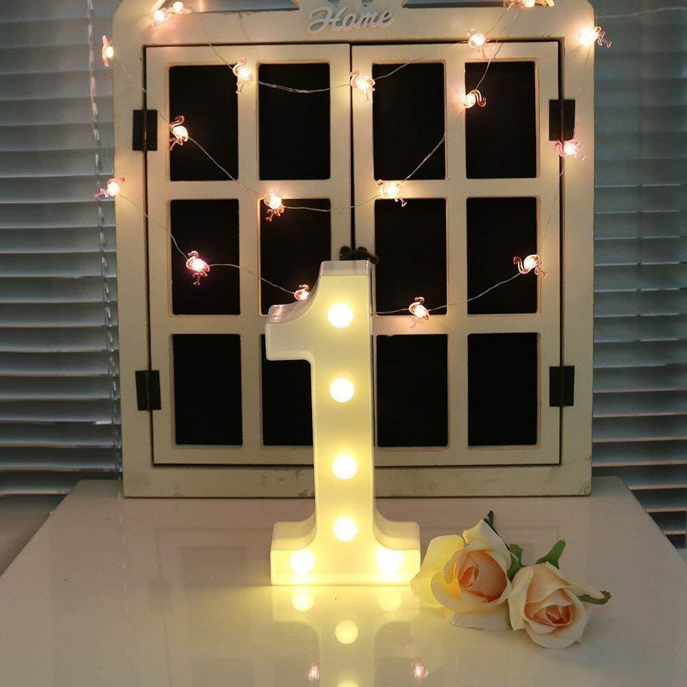 Perfect Pricee Powered Led Marquee Letter Lights, Warm White (1)