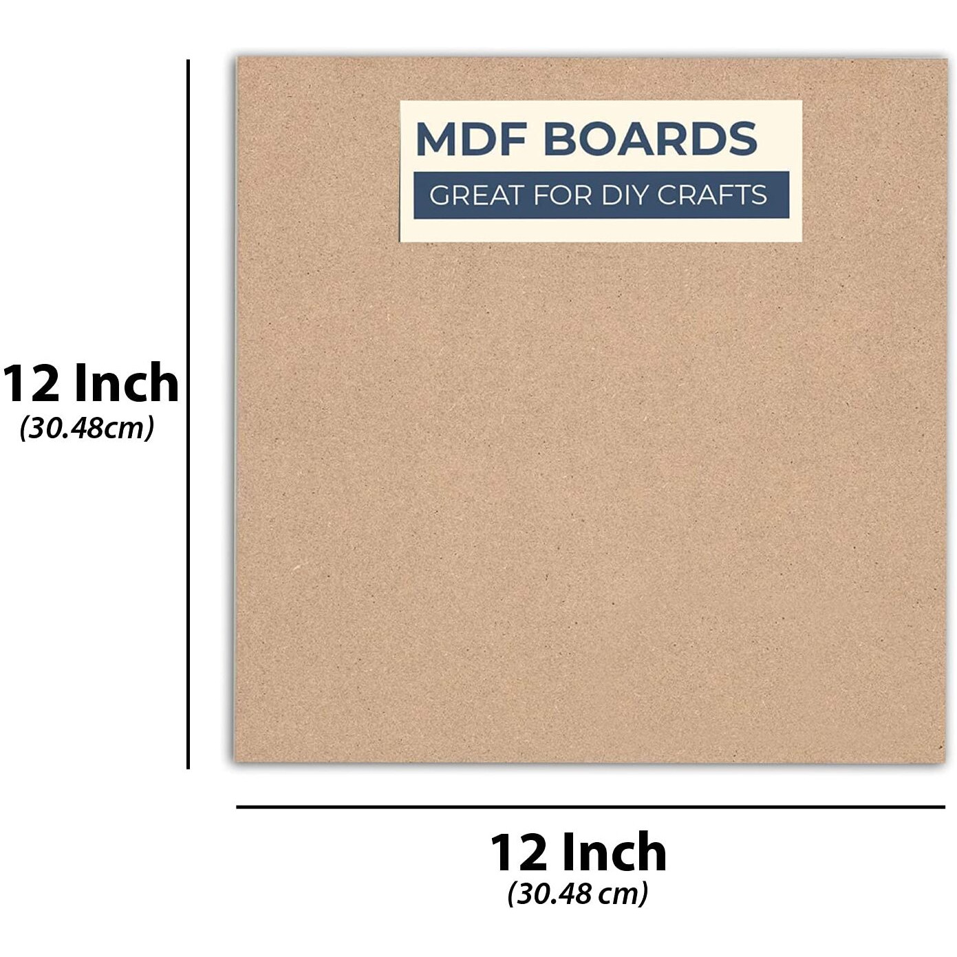 Variety Canvas 6 Piece A4 Size Mdf Boards For Art And Craft, Wood Mdf Sheets For Craft Work, Diy Mdf Cutouts (12 X 12 Mdf Board)