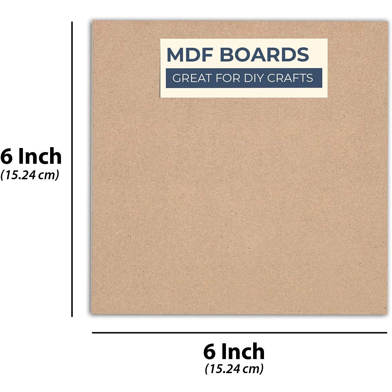 Variety Canvas 6 Piece A4 Size Mdf Boards For Art And Craft, Wood Mdf Sheets For Craft Work, Diy Mdf Cutouts (6 X 6 Mdf Board)