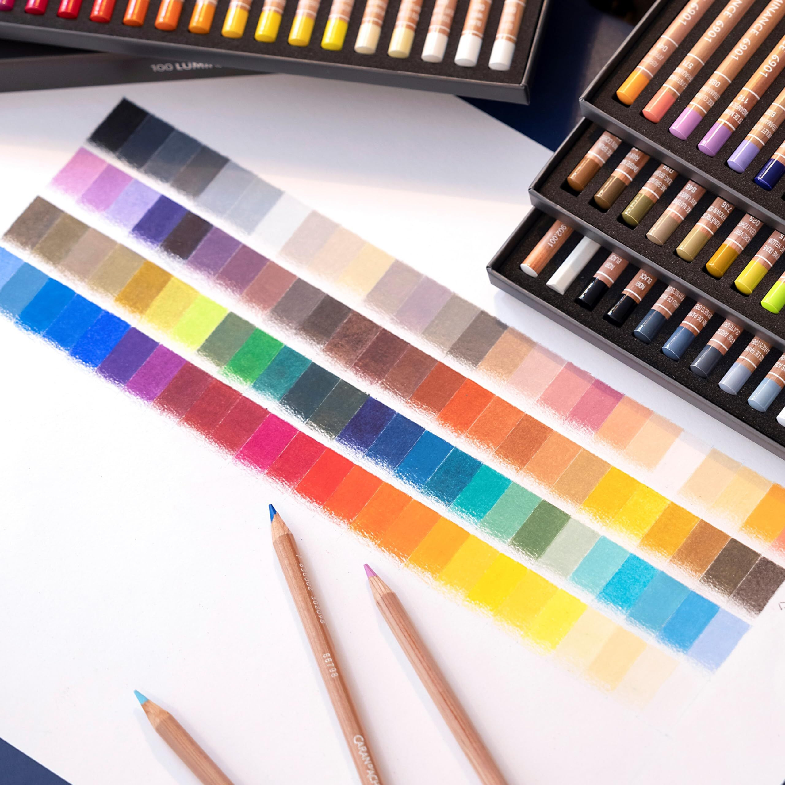 Caran DAche Luminance Lightfast Professional Colored Pencil For Artist (Cassel Earth)