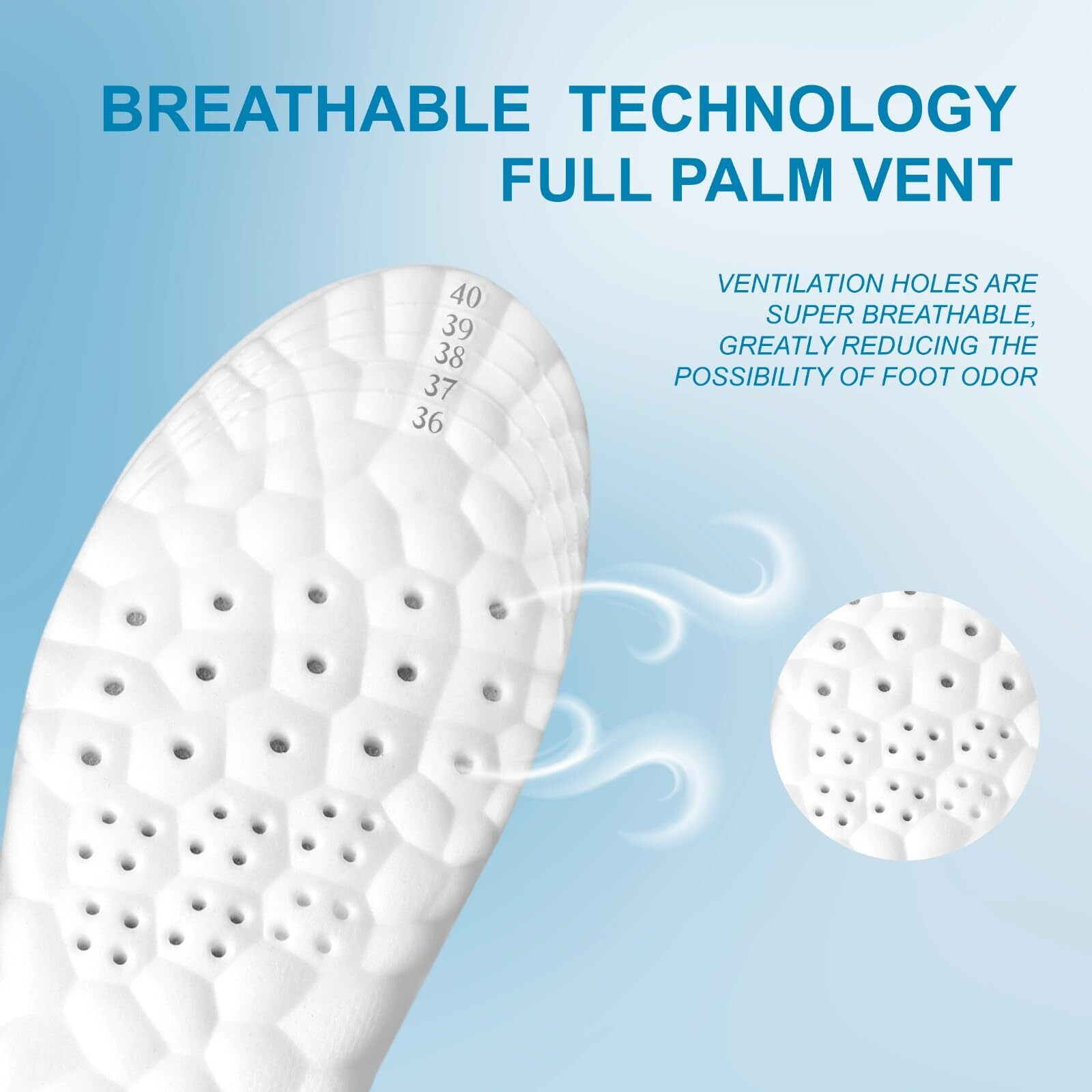 Greemito 4D Foam Insole For Shoes Men And Women,Replacement Shoe Inserts For Sports Shoes, Walking, Running, Sports, Formal & Safety Shoes Insoles (1 Pair) (Male (Large) 40-45)
