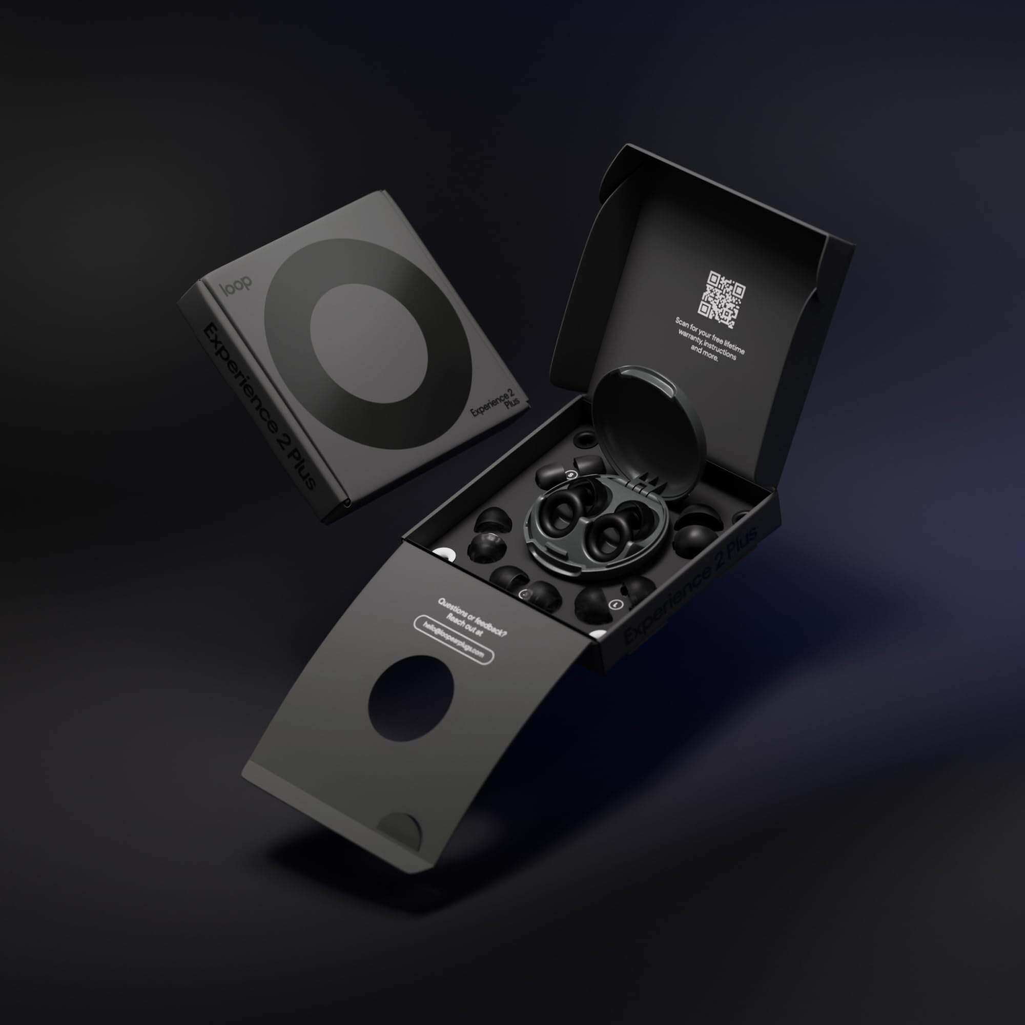 Loop Experience 2 Plus Ear Plugs  Stylish Certified Hearing Protection For Concerts & Festivals, Live Events, Sports, Djs & Nightlife  17Db Noise Reduction, (High-Fidelity) + Mute For Extra Coverage