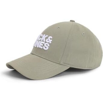Jack&Jones Dusty Olive Embroidered Logo Baseball Cap