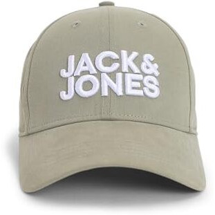 Jack&Jones Dusty Olive Embroidered Logo Baseball Cap