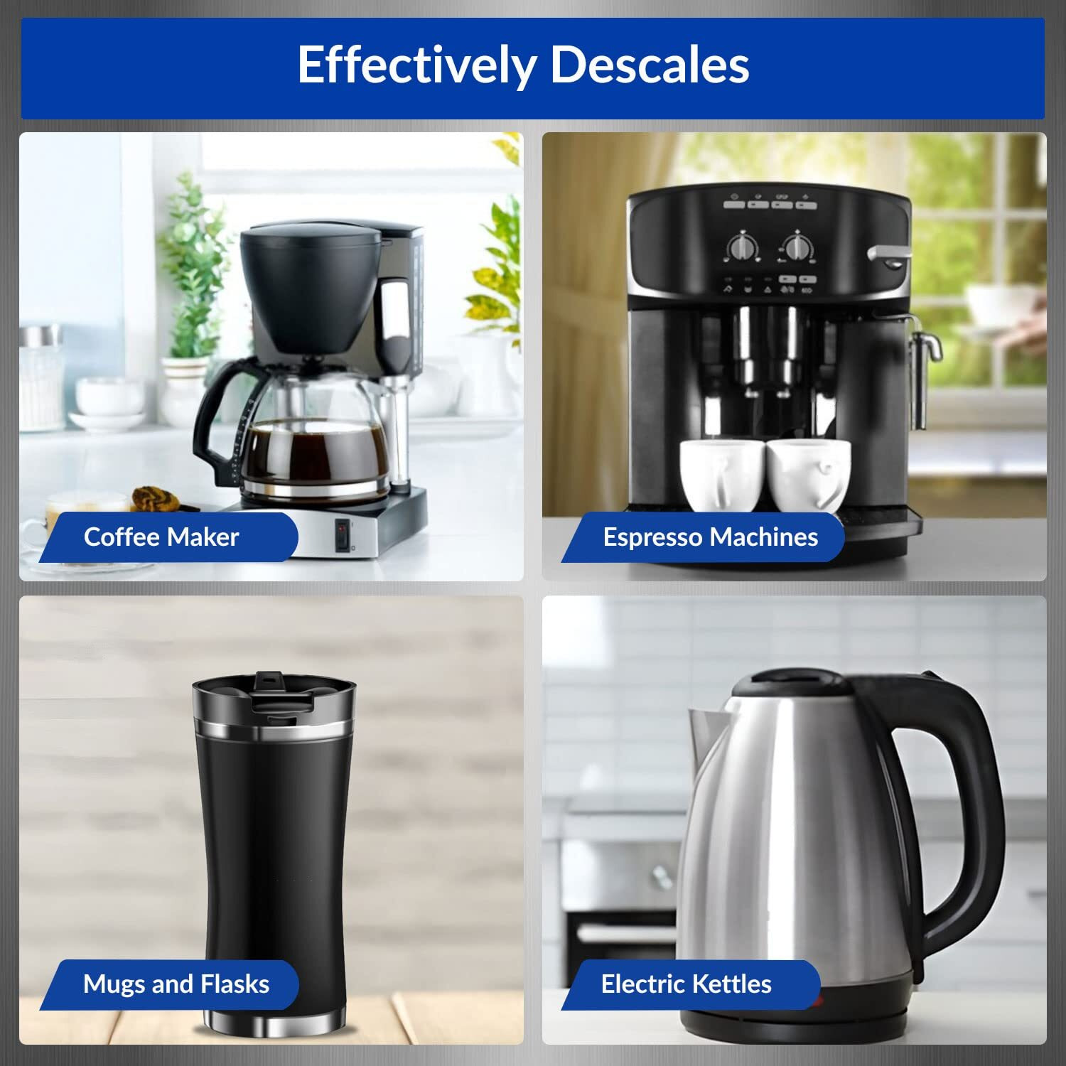 Klenzmo Coffee Machine & Kettle Descaling Liquid 400Ml