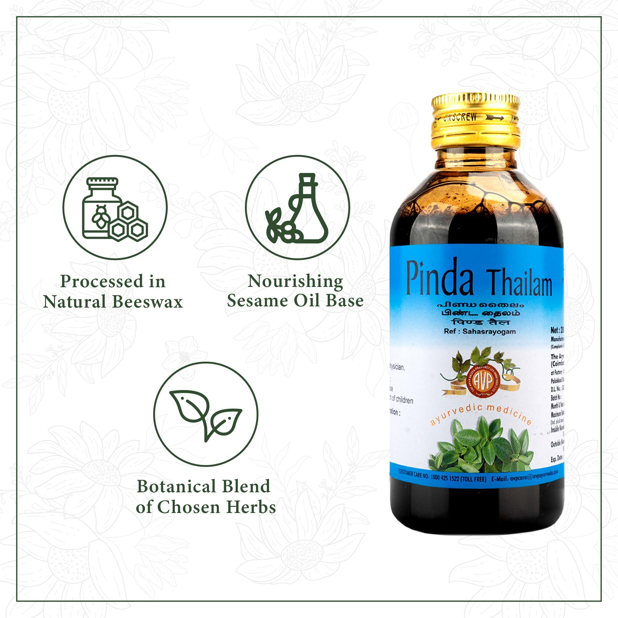 Pinda Thailam Is An Authentic Ayurvedic Oil For Optimum Relief From Arthritis | Helps Alleviate Redness And Burning Sensation By Promoting Joint Health And Nourishment |
